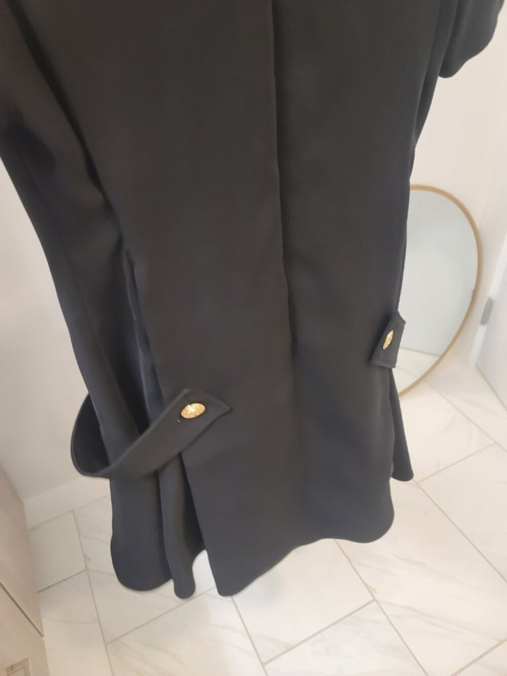 Louis Vuitton Uniforms Dress Women's 36 US 2 S Black Zip Sleeveless Authentic - Picture 10 of 12